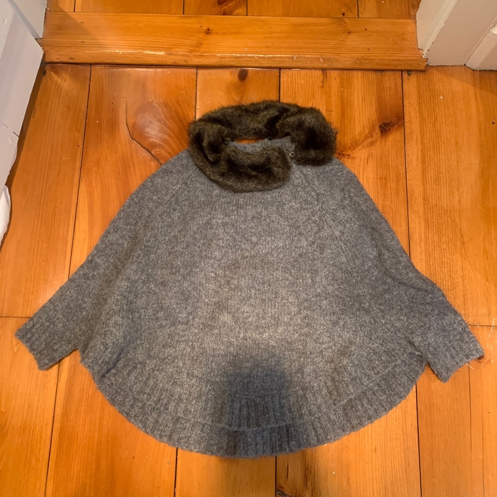 jcrew (crewcuts) girls poncho